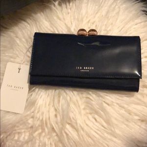 Brand new ted baker navy wallet